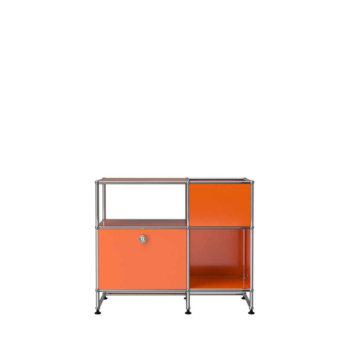 Modular Record Stand 889 in Pure Orange