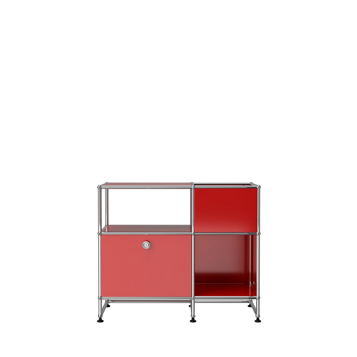 Modular Record Stand 889 in Ruby Red