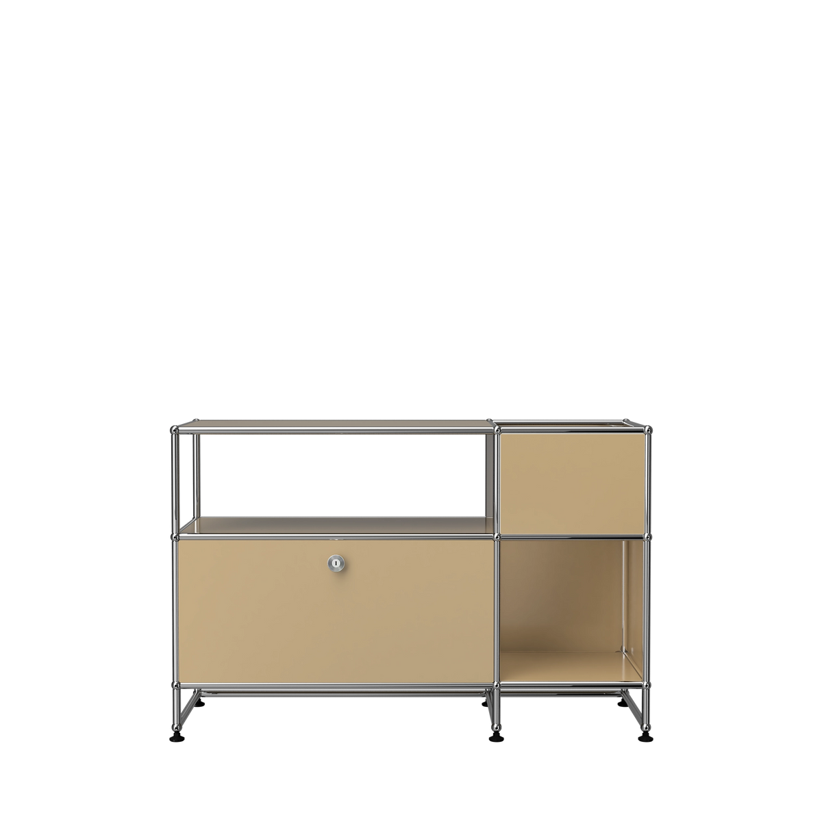 Modular Record Stand 1118 in Beige