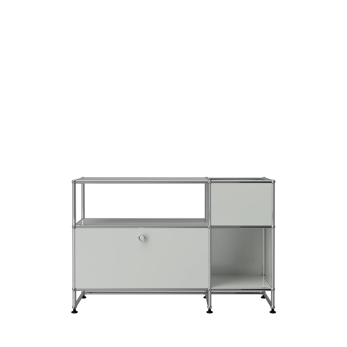 Modular Record Stand 1118 in Light Grey