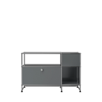 Modular Record Stand 1118 in Mid Grey