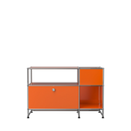 Modular Record Stand 1118 in Pure Orange