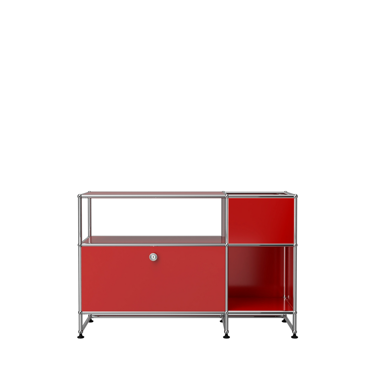 Modular Record Stand 1118 in Ruby Red