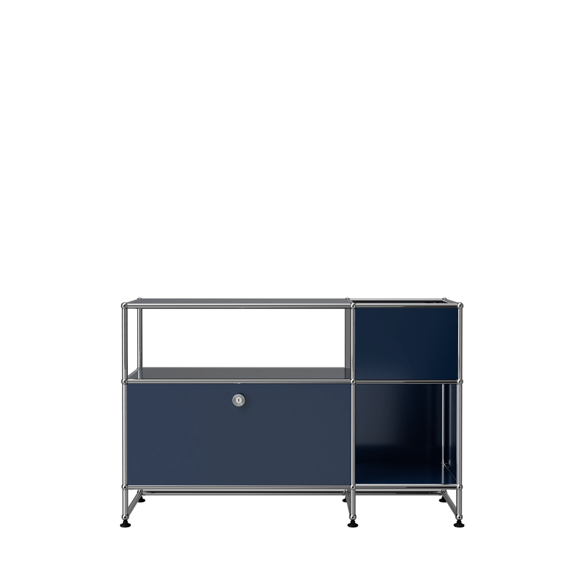 Modular Record Stand 1118 in Steel Blue