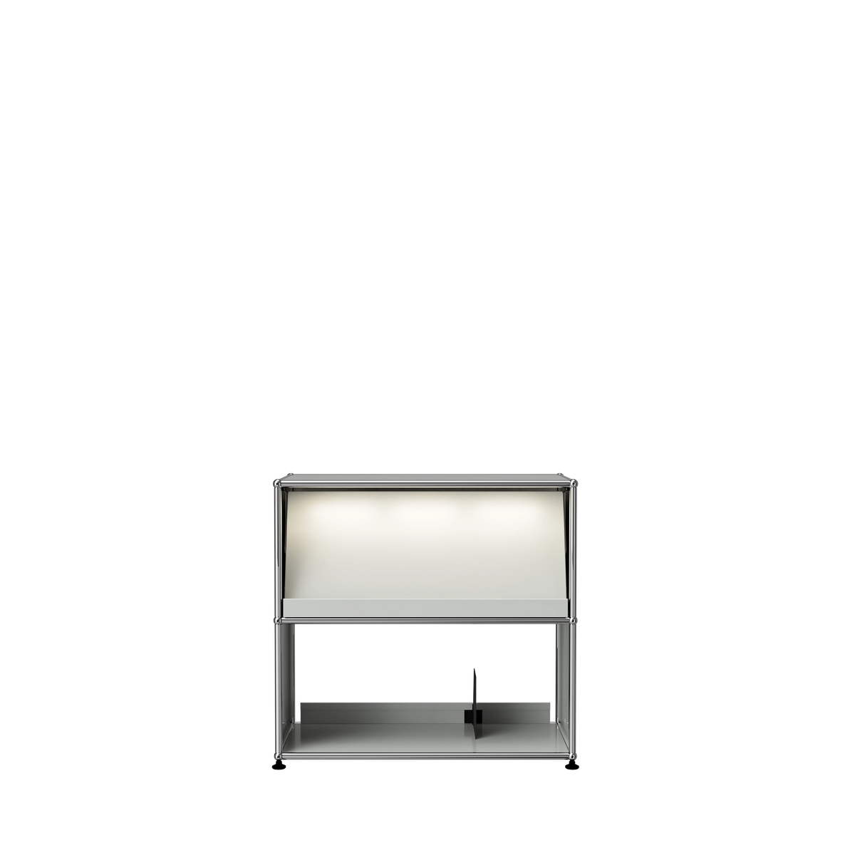 Modular Vinyl Display 775 Low in Light Grey