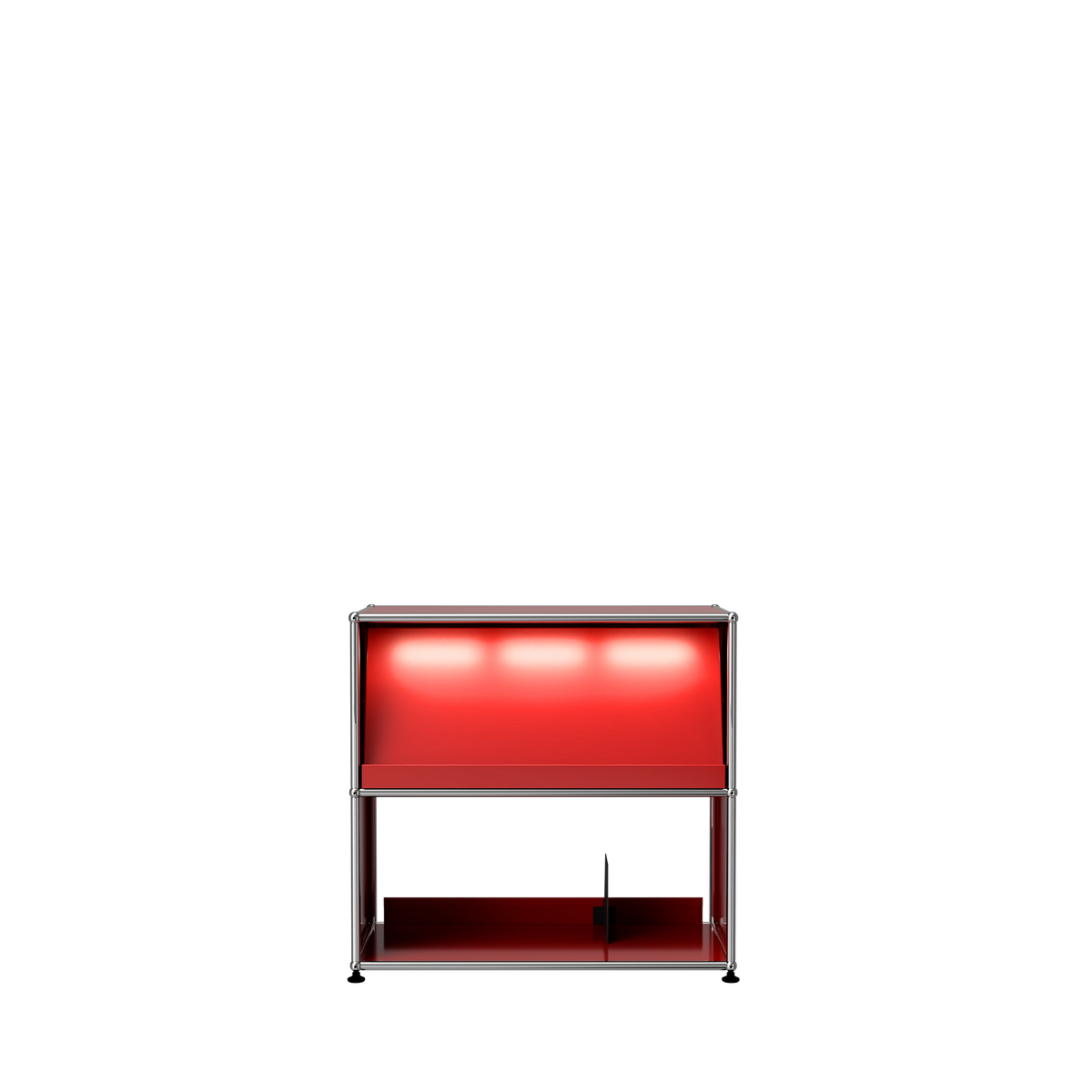 Modular Vinyl Display 775 Low in Ruby Red
