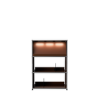 Modular Vinyl Display 775 Tall in Brown