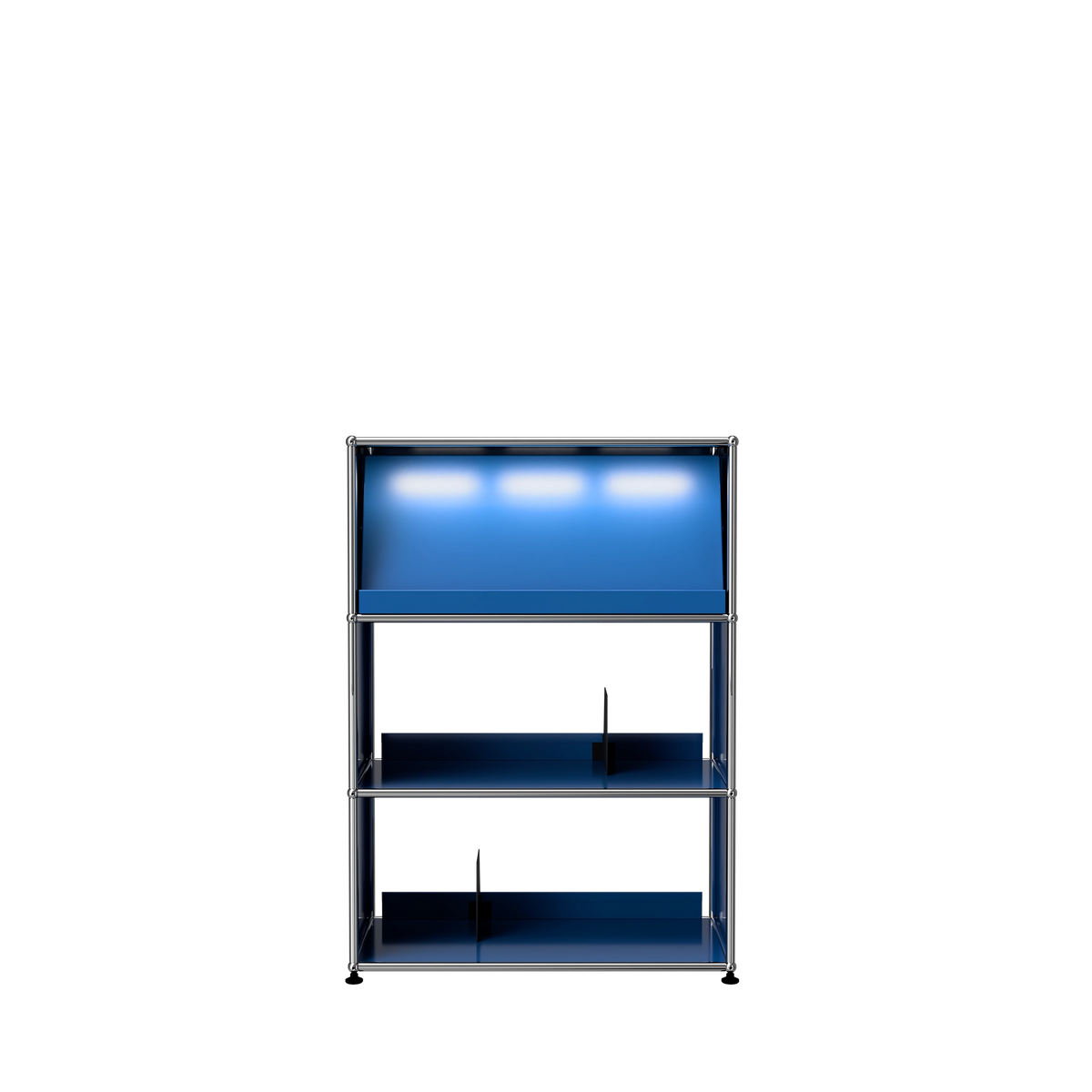Modular Vinyl Display 775 Tall in Gentian Blue