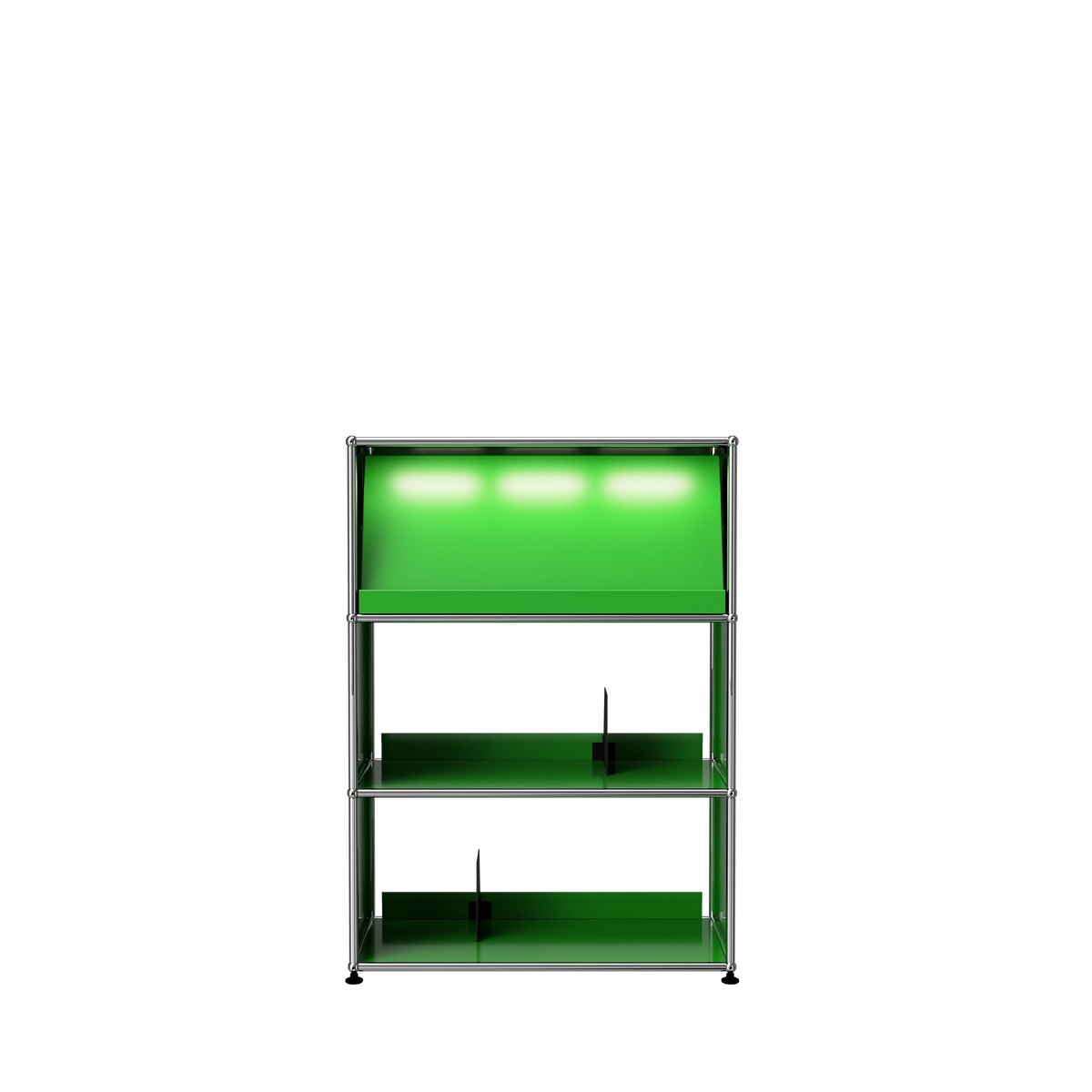 Modular Vinyl Display 775 Tall in Green