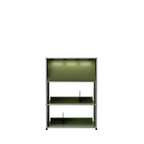 Modular Vinyl Display 775 Tall in Olive Green