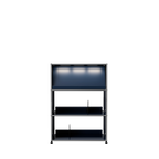 Modular Vinyl Display 775 Tall in Steel Blue