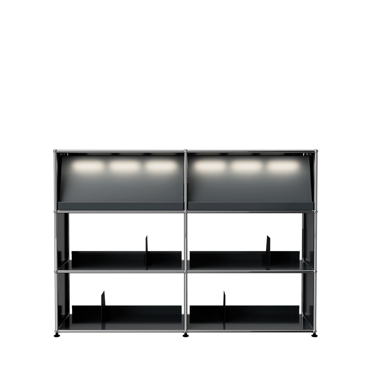 Modular Vinyl Display 1524 Tall in Anthracite