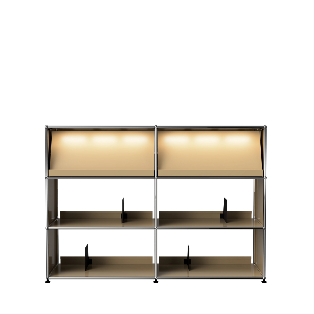 Modular Vinyl Display 1524 Tall in Beige