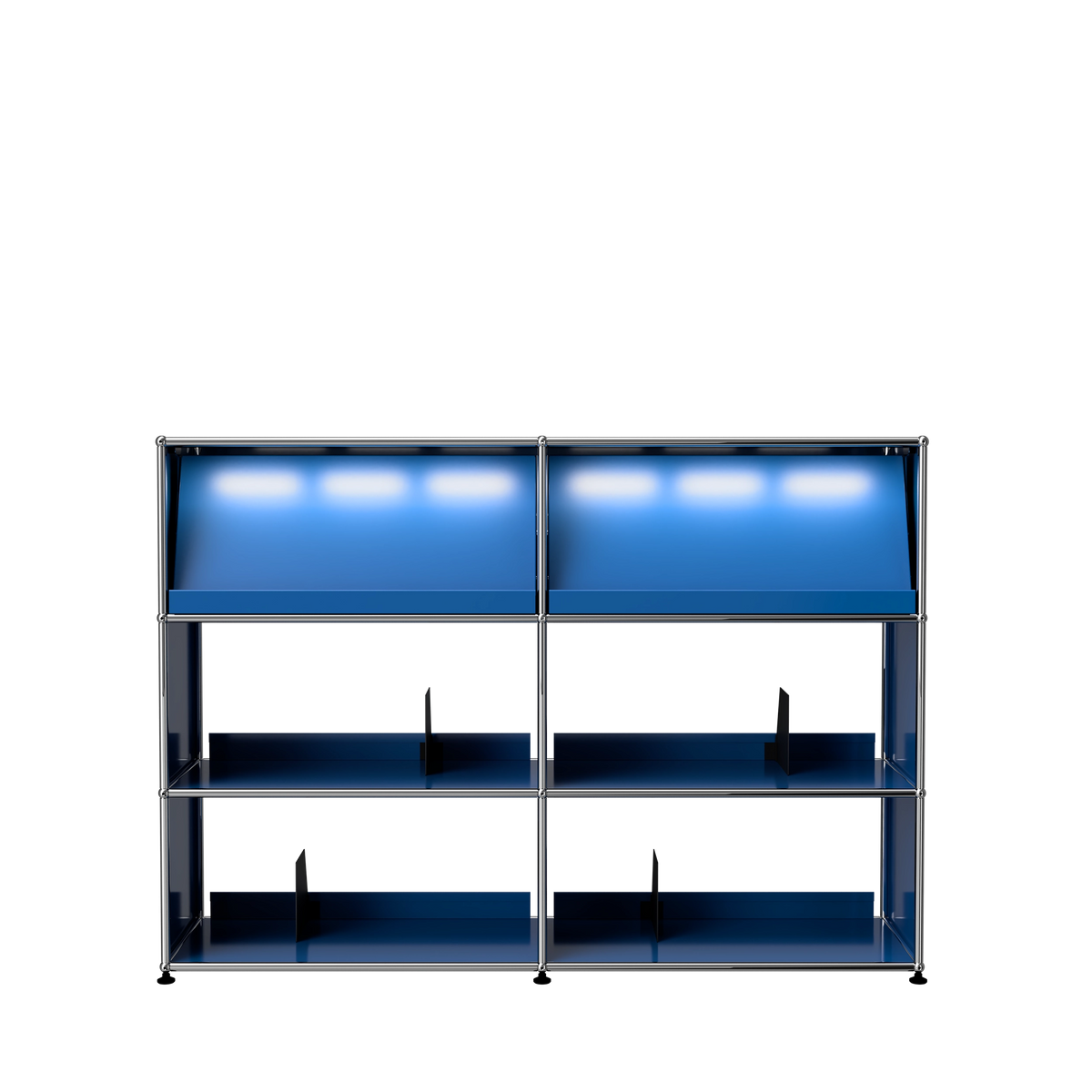 Modular Vinyl Display 1524 Tall in Gentian Blue
