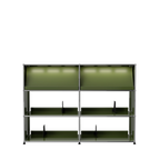 Modular Vinyl Display 1524 Tall in Olive Green