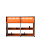 Modular Vinyl Display 1524 Tall in Pure Orange
