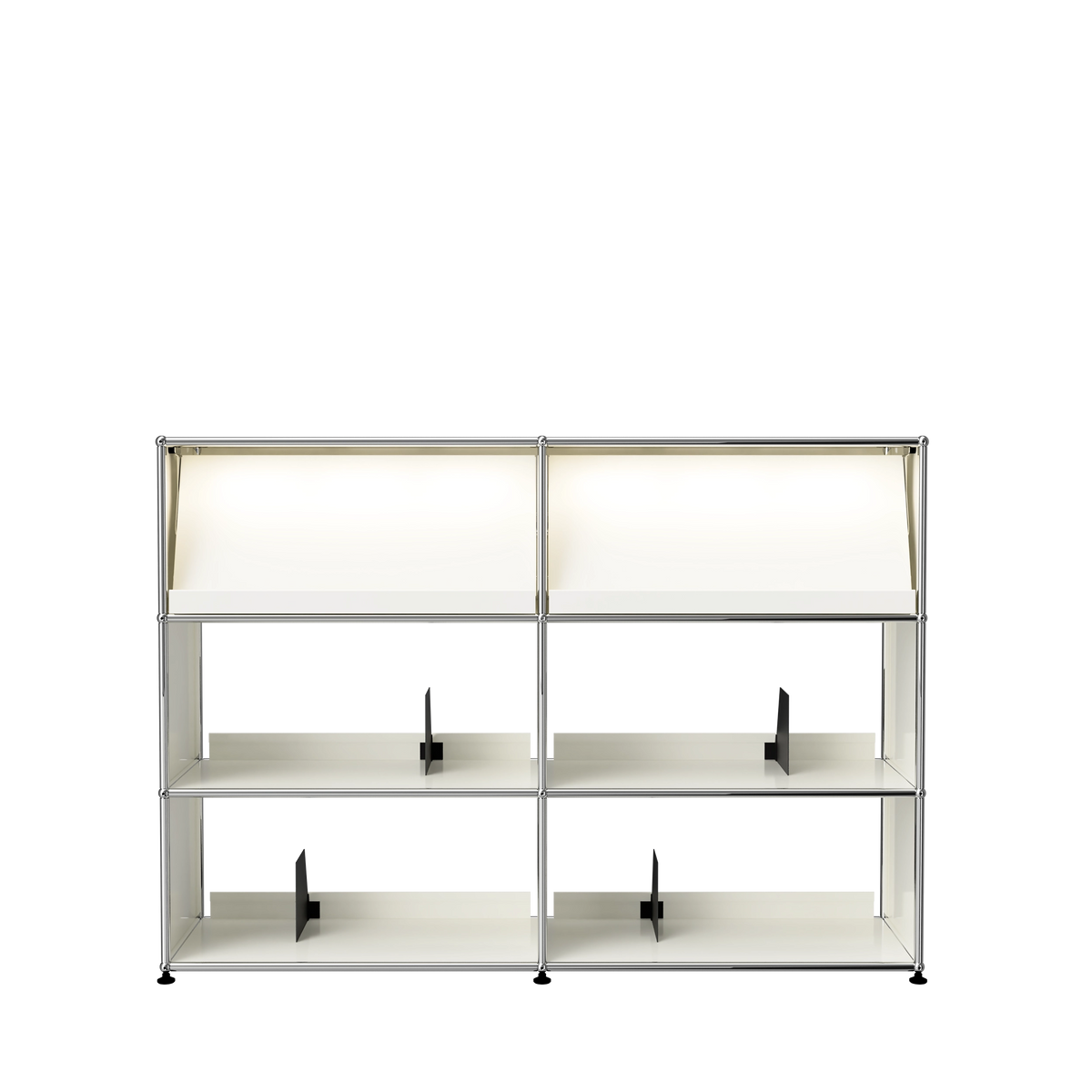 Modular Vinyl Display 1524 Tall in Pure White
