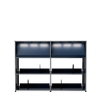 Modular Vinyl Display 1524 Tall in Steel Blue