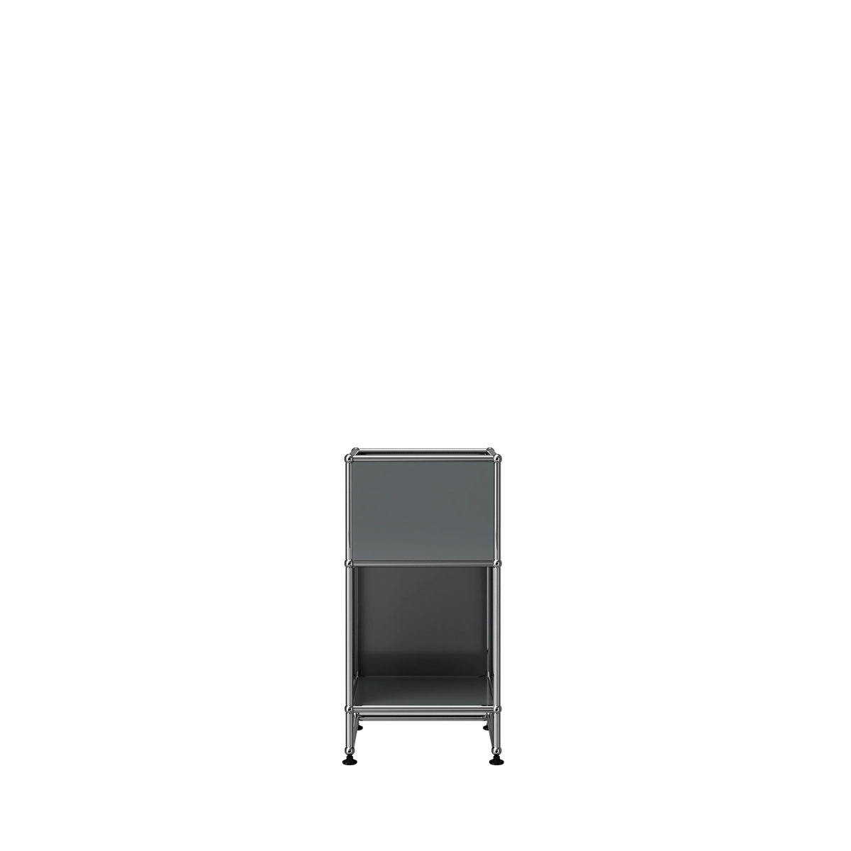 Modular Vinyl Storage 381 in Mid Grey
