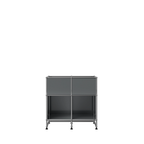 Modular Vinyl Storage 724 in Mid Grey
