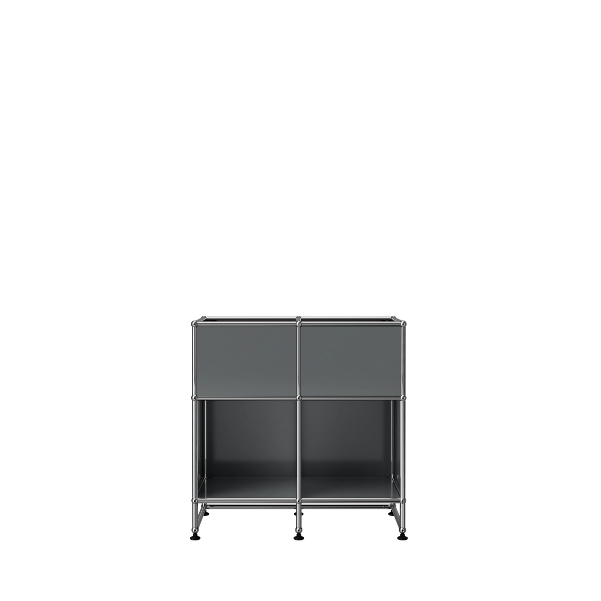 Modular Vinyl Storage 724 in Mid Grey