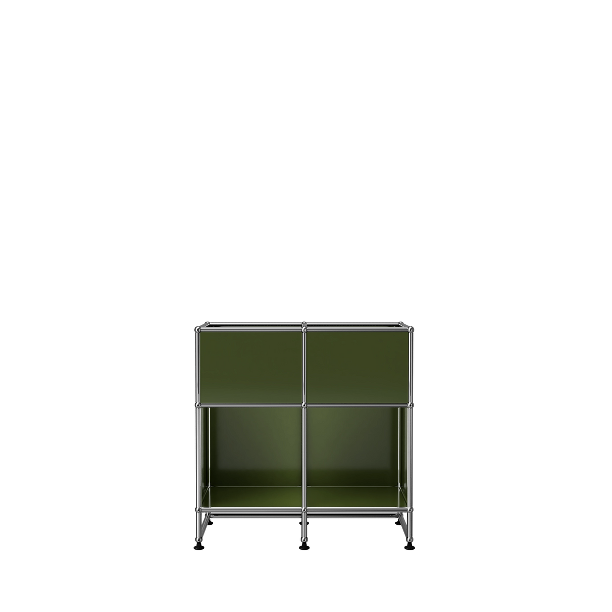 Modular Vinyl Storage 724 in Olive Green