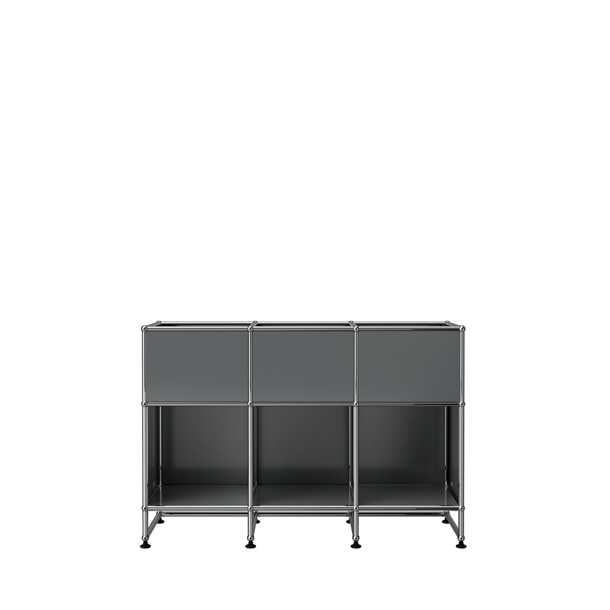 Modular Vinyl Storage 1067 in Mid Grey