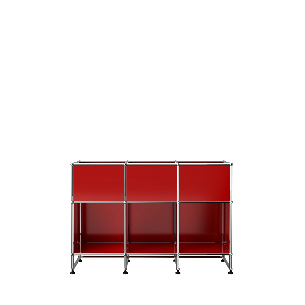 Modular Vinyl Storage 1067 in Ruby Red