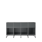 Modular Vinyl Storage 1422 in Mid Grey