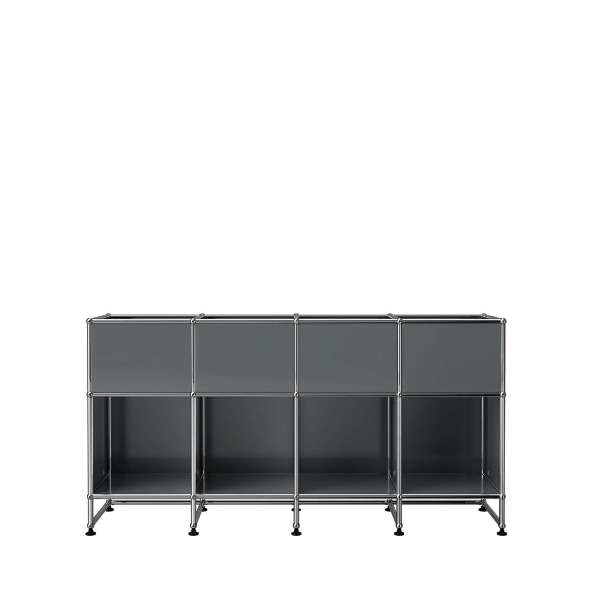 Modular Vinyl Storage 1422 in Mid Grey