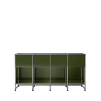 Modular Vinyl Storage 1422 in Olive Green