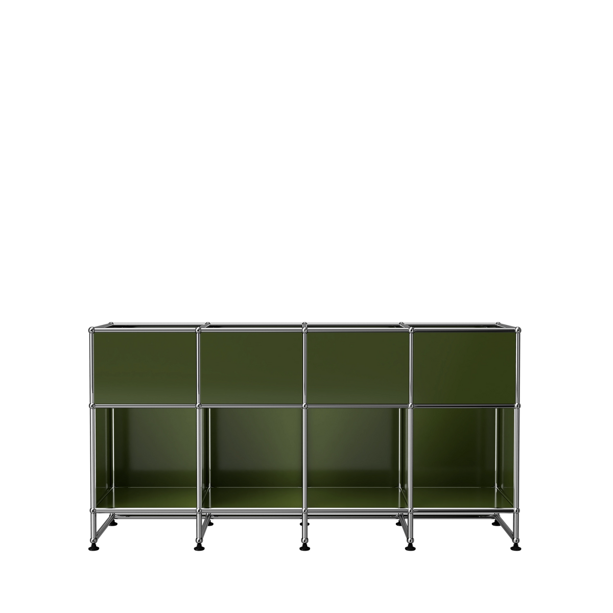 Modular Vinyl Storage 1422 in Olive Green